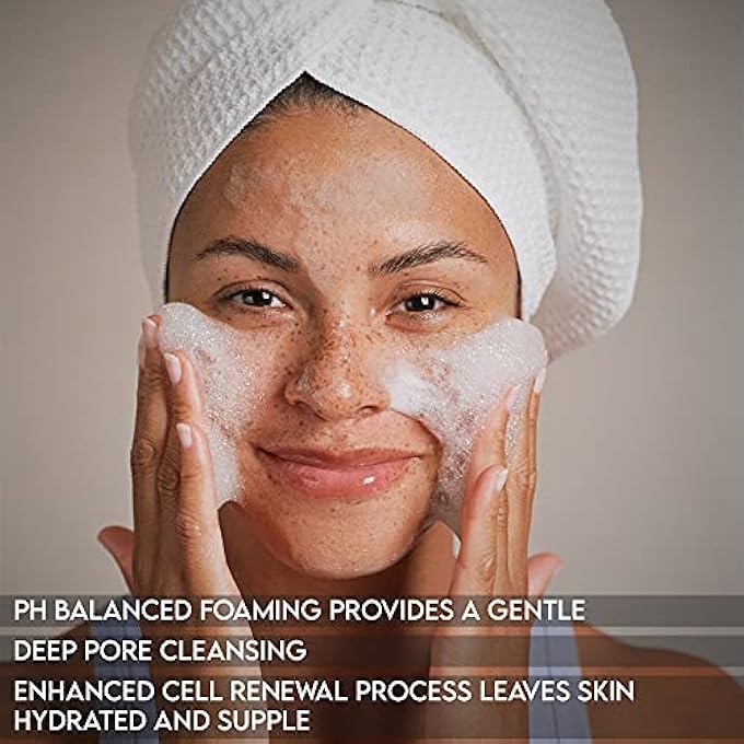 SHIRA SHIR-RADIANCE CORRECTIVE RX DEEP FOAMING CLEANSING FACE WASH FOR BALANCED SKIN PH, SKIN BRIGHTING, DEEP PORE CLEANSING FOR NORMAL TO DRY SKIN (200ML) - Image 4